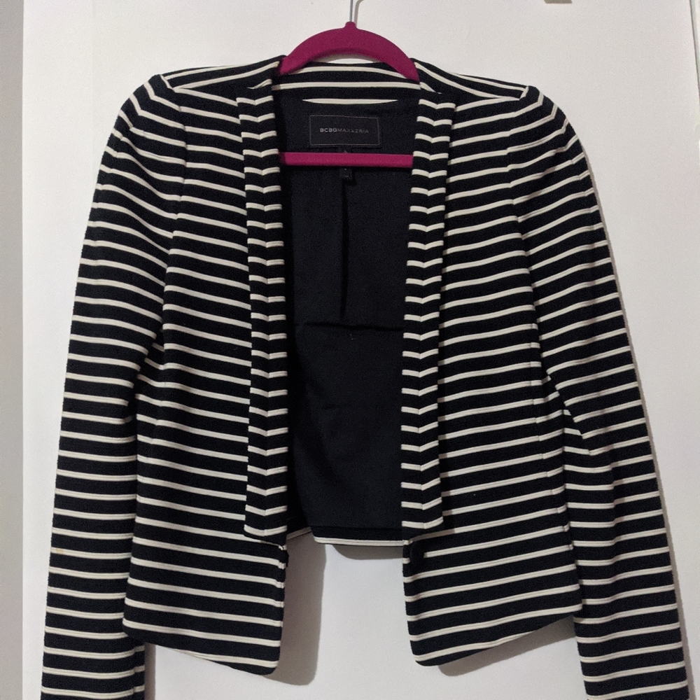 BCBG Striped Blazer